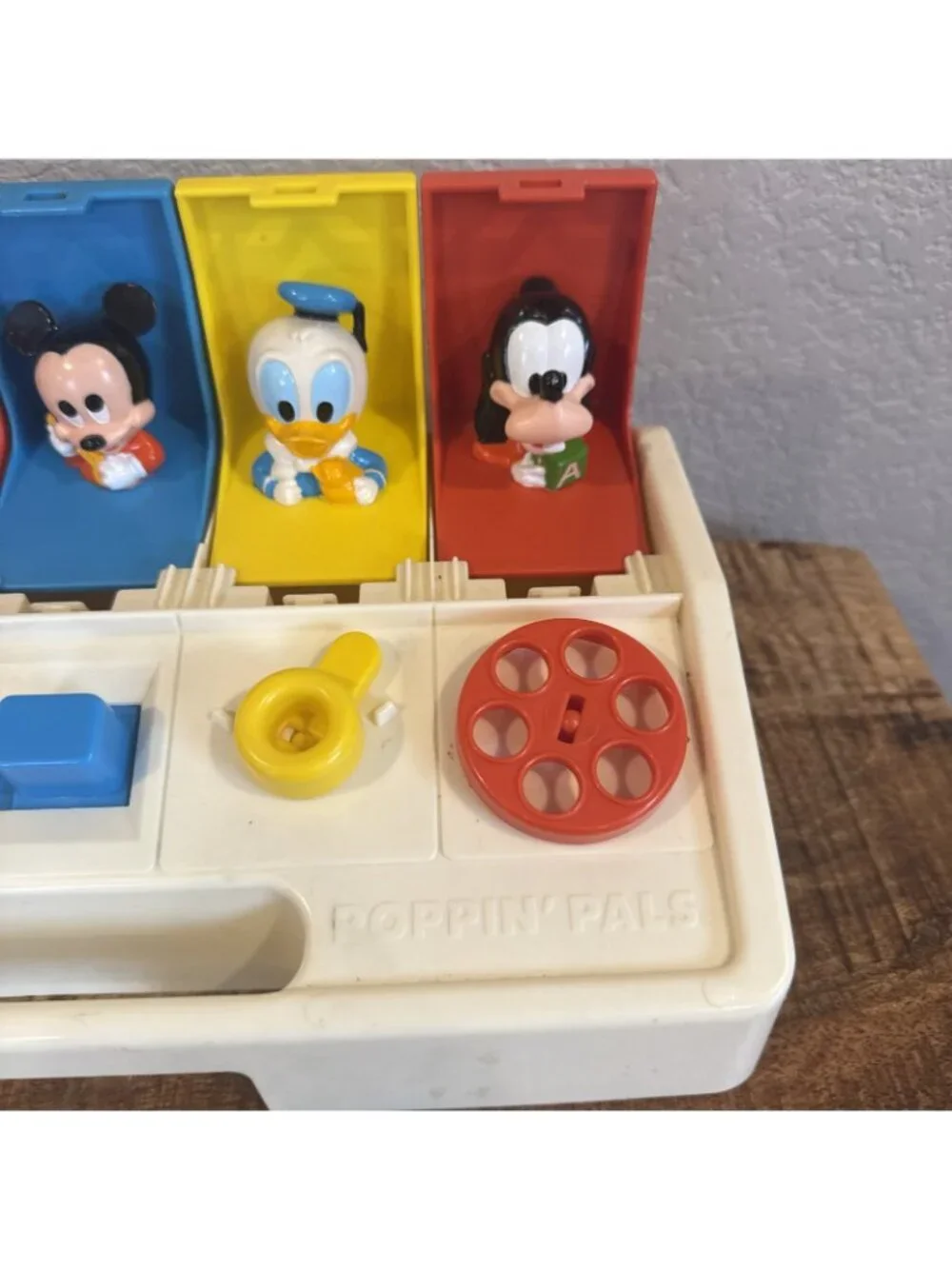 Vintage Fisher Price Discovery Bunny Plush Baby Activity Rabbit Rattles Mirror